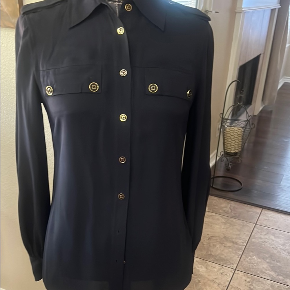 Tory Burch Black Button-Down Blazer - image 7